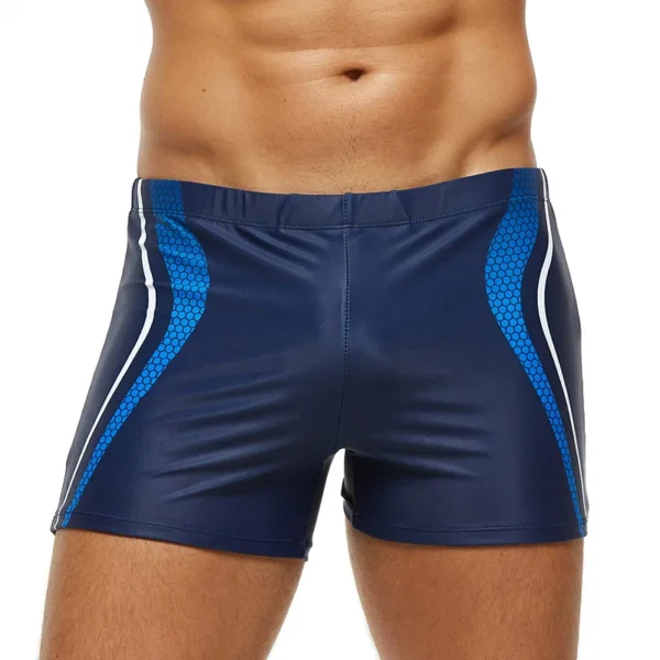 Datifer New Swimwear Male Summer Beach Surfing Fashion Swimsuit Boxer Shorts High Quality Mens Swim Trunks With Pad 9
