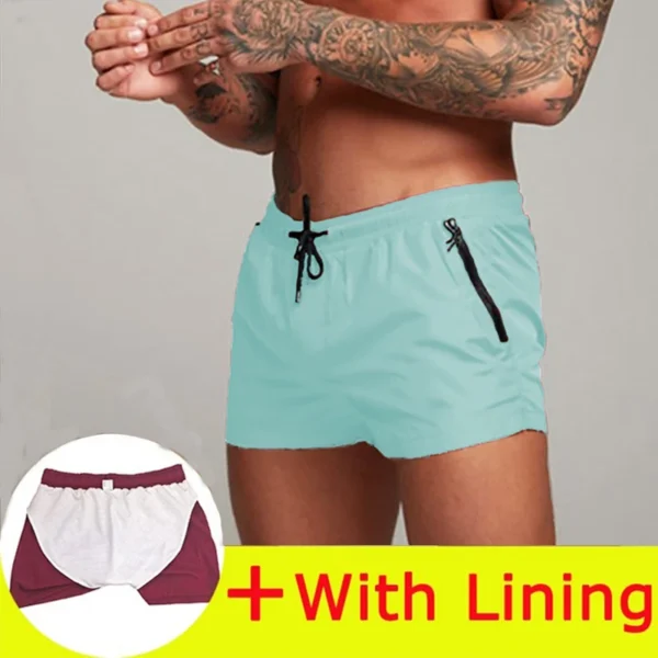 2024 New Mens Swimsuit Sexy Swimwear Men Swimming Shorts Men Briefs Beach Shorts Sports Suits Surf Board Shorts Men Swim Trunks 13