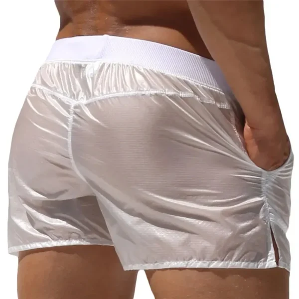 Summer Swimwear Men Shorts Swimsuits Swim Trunks Boxer Man Breathable Briefs Surf Board Sunga Swim Suits Maillot De Bain Beach 5