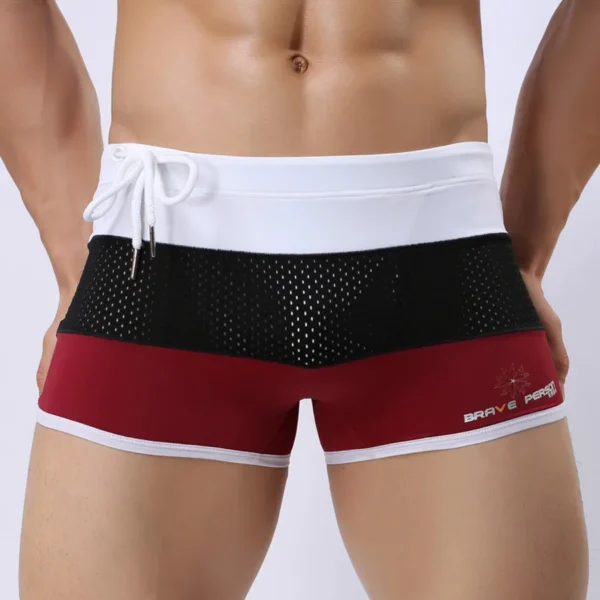 BRAVE PERSON Brand Men Swimwear Trunks Sexy Swimming Shorts Trunks Boxer Shorts Male Swimsuits Surf Board Beach Shorts B1009 11