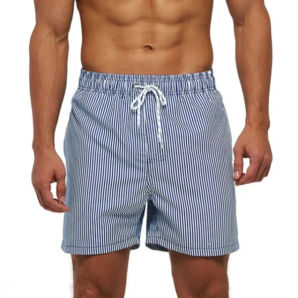 DATIFER Summer Men Beach Print Shorts Surfing Swimwear Fitness Workout Trunks Male Sportswear With Pockets Pants 15