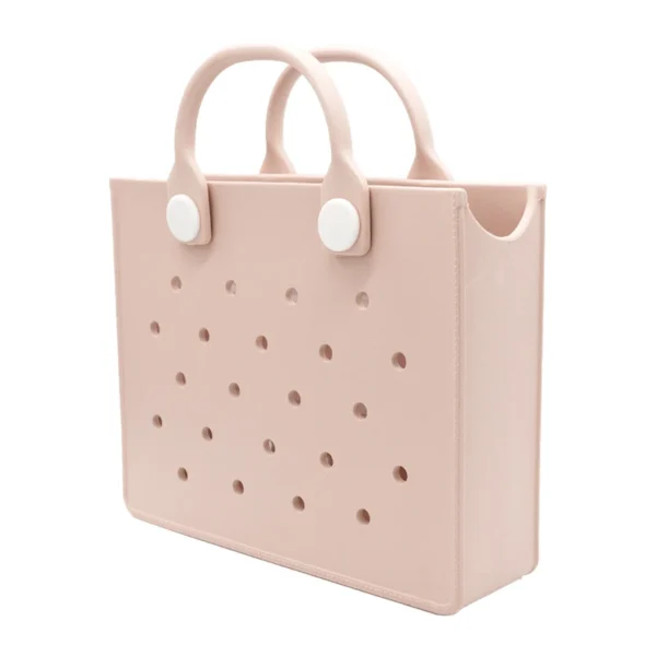 EVA Large Leather Shoulder Bag Handbag Tote Bag Storage for Women Casual Waterproof Beach Bag Hole Fit Charm Fashion Storage Bag 19