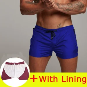 2024 New Mens Swimsuit Sexy Swimwear Men Swimming Shorts Men Briefs Beach Shorts Sports Suits Surf Board Shorts Men Swim Trunks 8