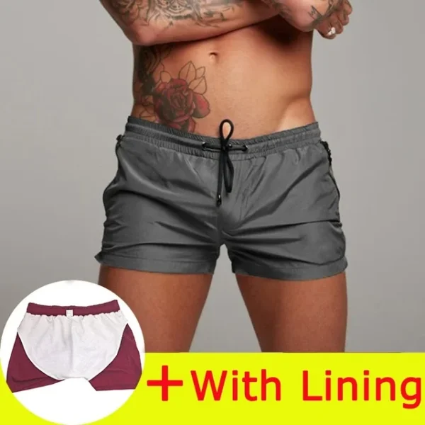 2024 New Mens Swimsuit Sexy Swimwear Men Swimming Shorts Men Briefs Beach Shorts Sports Suits Surf Board Shorts Men Swim Trunks 14