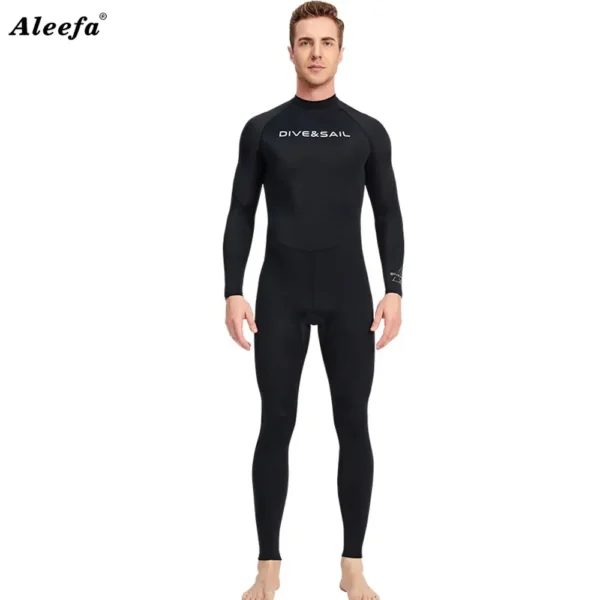 Rash Guard Suit for Men Surfing Snorkel Diving Full body One piece Swimsuit UV50 Sun UV Protection 3