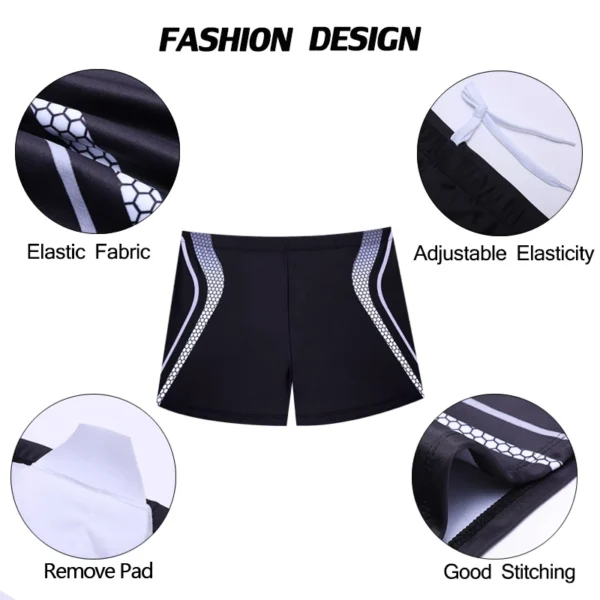 Datifer New Swimwear Male Summer Beach Surfing Fashion Swimsuit Boxer Shorts High Quality Mens Swim Trunks With Pad 3