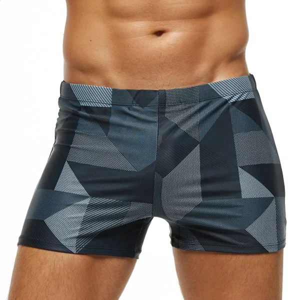Datifer New Swimwear Male Summer Beach Surfing Fashion Swimsuit Boxer Shorts High Quality Mens Swim Trunks With Pad 7