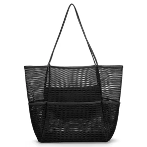 Multi Pockets Summer Beach Bag For Towels Mesh Durable Travel Handbag Toys Organizer Waterproof Underwear Swimming Storage Bag 8