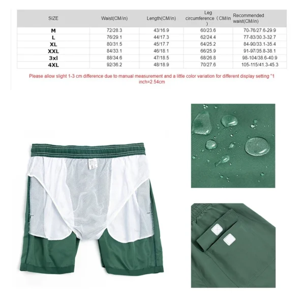 Men Swimwear Swimsuit Swimming Trunks Mens Swim Briefs Maillot De Bain Homme Bathing Suit Surf Beach Wear Man Board Shorts 6