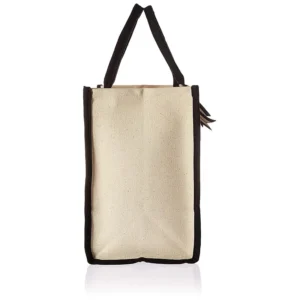 A-Z Canvas Totes bag Fashion Canvas Tote Letters Flower Portable Beach Shoulder Shopping Casual Beach Bag Large Capacity Handbag 4