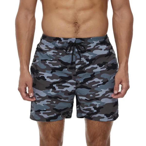 DATIFER Summer Men Beach Print Shorts Surfing Swimwear Fitness Workout Trunks Male Sportswear With Pockets Pants 7