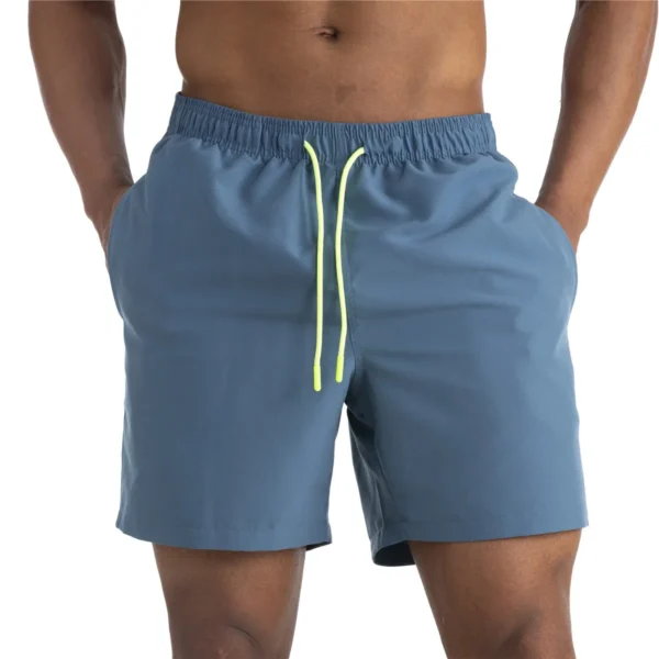 Men Swimwear Swimsuit Swimming Trunks Mens Swim Briefs Maillot De Bain Homme Bathing Suit Surf Beach Wear Man Board Shorts 16
