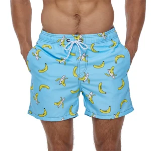DATIFER Summer Men Beach Print Shorts Surfing Swimwear Fitness Workout Trunks Male Sportswear With Pockets Pants 10