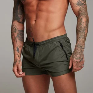 2024 New Mens Swimsuit Sexy Swimwear Men Swimming Shorts Men Briefs Beach Shorts Sports Suits Surf Board Shorts Men Swim Trunks 4