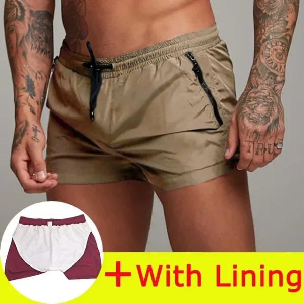 2024 New Mens Swimsuit Sexy Swimwear Men Swimming Shorts Men Briefs Beach Shorts Sports Suits Surf Board Shorts Men Swim Trunks 11