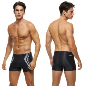 Datifer New Swimwear Male Summer Beach Surfing Fashion Swimsuit Boxer Shorts High Quality Mens Swim Trunks With Pad 2