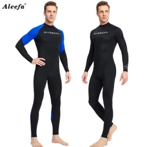 Rash Guard Suit for Men Surfing Snorkel Diving Full body One piece Swimsuit UV50 Sun UV Protection 2