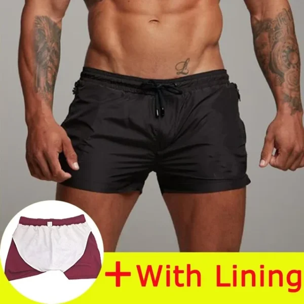 2024 New Mens Swimsuit Sexy Swimwear Men Swimming Shorts Men Briefs Beach Shorts Sports Suits Surf Board Shorts Men Swim Trunks 19