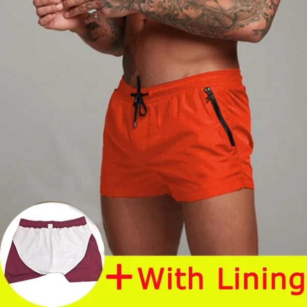 2024 New Mens Swimsuit Sexy Swimwear Men Swimming Shorts Men Briefs Beach Shorts Sports Suits Surf Board Shorts Men Swim Trunks 9