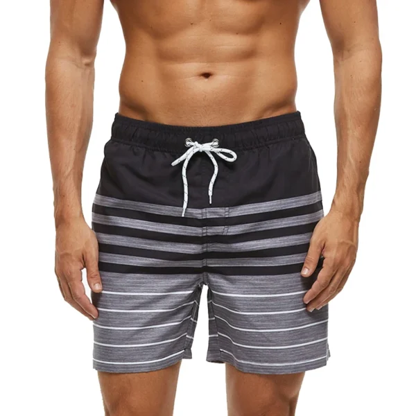 DATIFER Summer Men Beach Print Shorts Surfing Swimwear Fitness Workout Trunks Male Sportswear With Pockets Pants 8