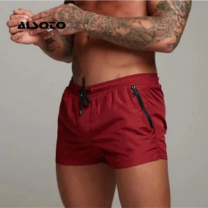 2024 New Mens Swimsuit Sexy Swimwear Men Swimming Shorts Men Briefs Beach Shorts Sports Suits Surf Board Shorts Men Swim Trunks 1
