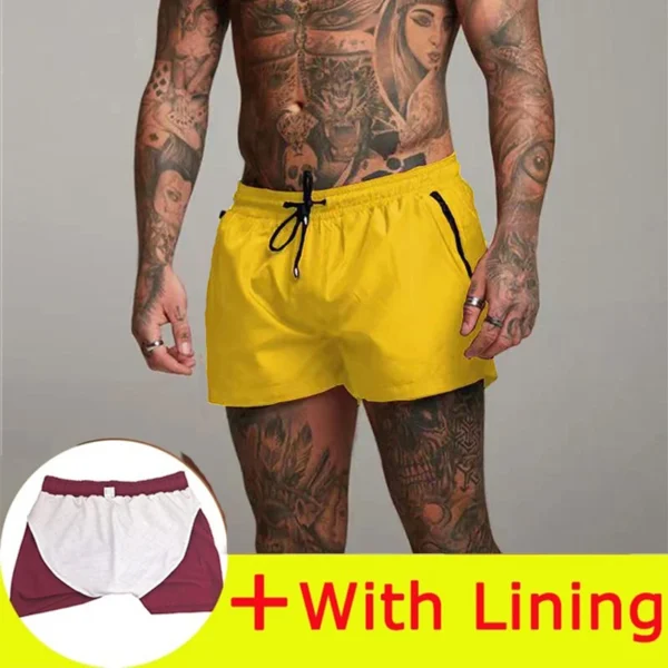 2024 New Mens Swimsuit Sexy Swimwear Men Swimming Shorts Men Briefs Beach Shorts Sports Suits Surf Board Shorts Men Swim Trunks 12